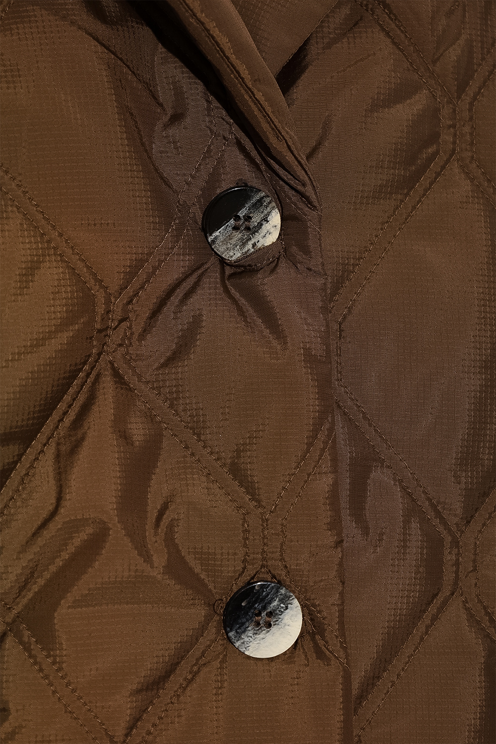 Quilted oversize jacket Ganni - in Black Milk is the perfect